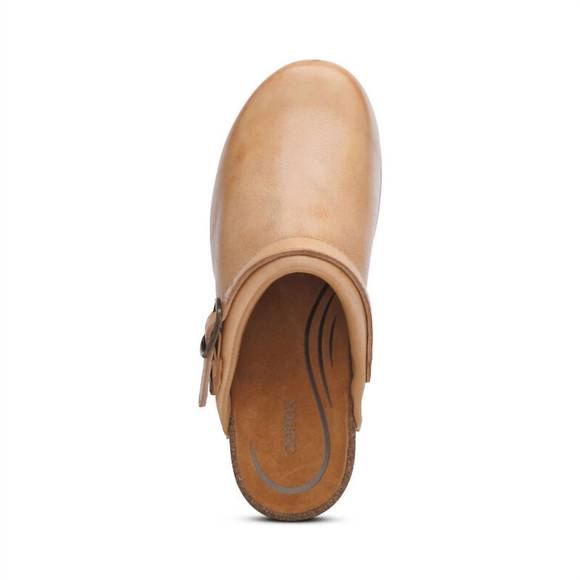 NEW AETREX women's beckie cork clog in natural - Picture 7 of 8